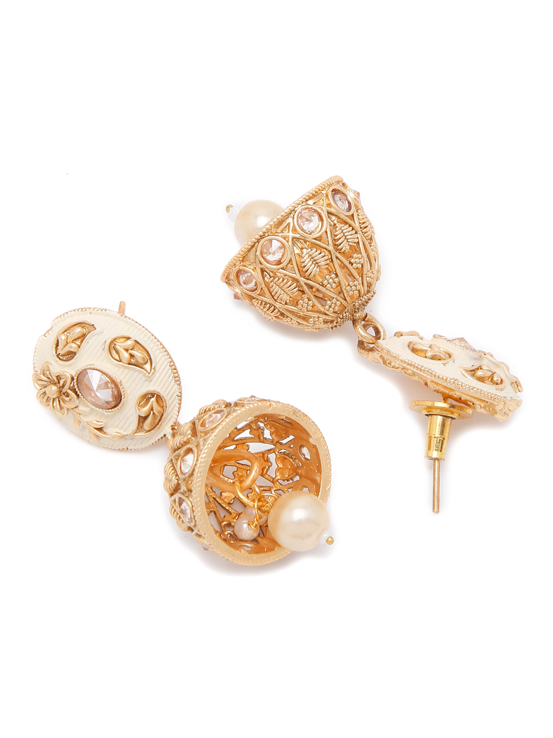 YouBella Jewellery Celebrity Inspired Gold Plated Necklace Jewellery Set for Girls and Women